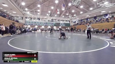 144 lbs Cons. Round 6 - Emilio Roybal, Slam Academy vs Adam Subel, Torrey Pines