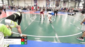 154 lbs Rr Rnd 3 - Landen Chapman, Elite NJ MS Black vs Bryce Klingensmith, Silo