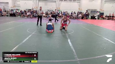 150 lbs Finals (2 Team) - Marcello Martino, Glasgow WA vs David Burks, 84 Athletes