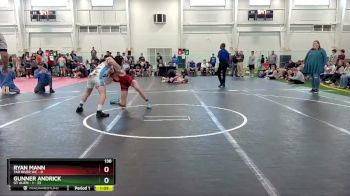 138 lbs Round 7 (10 Team) - Ryan Mann, Tar River WC vs Gunner Andrick, GT Alien - 1