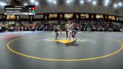 113-2A/1A Cons. Round 3 - Brandon Wunder, Sparrows Point vs Jerimiah Young, Patuxent