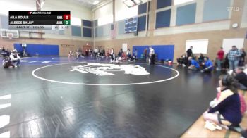 105lbs Champ. Round 1 - Aleece Ballif, Adna (Girls) vs Aila Soule, Ilwaco (Girls)