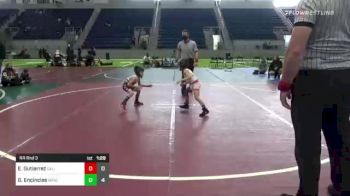 43 lbs Rr Rnd 3 - Ezequiel Gutierrez, Cali Red vs Gage Encincias, Bracket Bullies