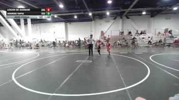 77 lbs Semifinal - Logan De Guzmam, Juggernaut WC vs Andres Tapia, Trybe WC