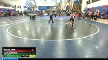 113 lbs Quarterfinal - Hayden Sorbel, Priest River vs Mason Aiken, American Falls