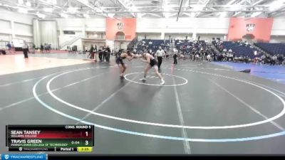165 lbs Cons. Round 5 - Sean Tansey, Williams College vs Travis Green, Pennsylvania College Of Technology