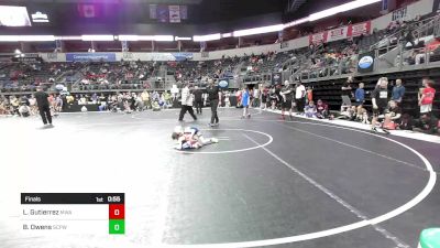 52 lbs Final - Lincoln Gutierrez, Moen Wrestling Academy vs Brody Owens, South Central Punisher Wrestling Club