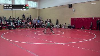 190 lbs Day 2 (round 1) - Hayden Fox, Orchard Park vs Lukas Boyd, Pioneer