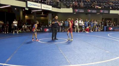 84 lbs Quarters - Beau Blevins, Wichita Training Center vs Alexander Fernandez, Southern Maryland Wrestling Club WolfPack