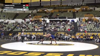 184 lbs Quarterfinal - Brock Fettig, South Dakota State vs Logan Cole, Missouri