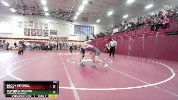 138 lbs Champ. Round 1 - Brody Mitchell, NEOSHO vs Matthew Wilson, LAFAYETTE-Wildwood