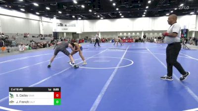 149 lbs C Of 16 #2 - Steve Caday, Cal State Bakersfield vs Jagger French, Cal Poly