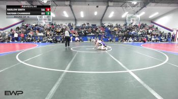 115 lbs Round Of 16 - Harlow Smith, Tahlequah Girls HS vs Hayden Chambers, Bristow