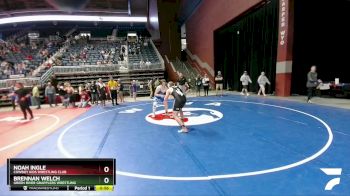 187 lbs Round 2 - Noah Ingle, Cowboy Kids Wrestling Club vs Brennan Welch, Green River Grapplers Wrestling