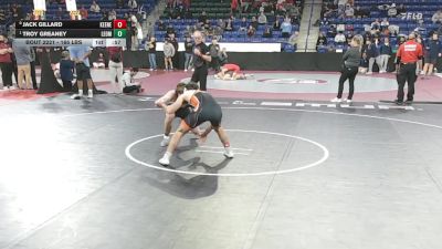 165 lbs Quarterfinal - Jack Gillard, Keene vs Troy Greaney, Leominster