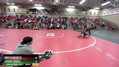 86 lbs Champ. Round 1 - Westyn Bessette, Steelclaw Wrestling Club vs Andrew Wiehle, Mat Demon Wrestling Club