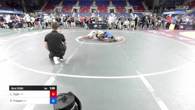 165 lbs Cons 32 #1 - Luca Eger, OH vs Philip Fiagan, MO