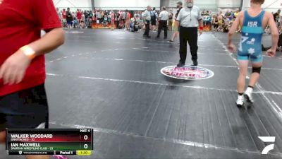 115/12u120 Round 1 - Walker Woodard, Unattached vs Ian Maxwell, Spartan Wrestling Club