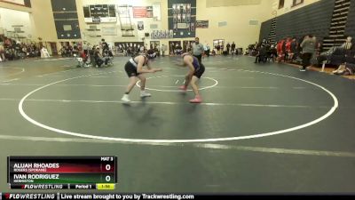 157 lbs Quarterfinal - Alijah Rhoades, Rogers (Spokane) vs Ivan Rodriguez, Hermiston