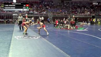 1A-120 lbs Cons. Round 2 - Maxon Monat, North Tama vs Cael Stricker, Lisbon