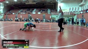 95 lbs Cons. Semi - Brayden Head, Contenders Wrestling Academy vs Cruz Orueta, Elite Athletic Club