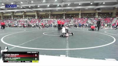 80 lbs Cons. Round 2 - Carlos Garrett, Team Of Hard Knox vs Colin Trausch, The Best Wrestler