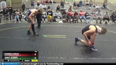 130 lbs Placement (4 Team) - Camden Garcia, Untouchables-Olympia vs Timmy Hubert, Michigan Grappler RTC