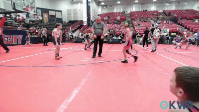 80 lbs Semifinal - Gabriella Alba, Cowboy Wrestling Club vs Grayson Wolf, Wolfpak Wrestling