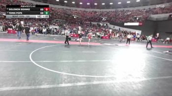 120 lbs Cons. Round 2 - Solomon Behnke, Hortonville vs Torin Pope, Ringers