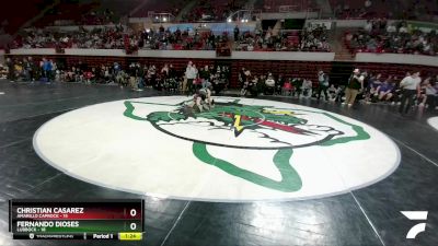 126 lbs Round 1 (16 Team) - Christian Casarez, Amarillo Caprock vs Fernando Dioses, Lubbock