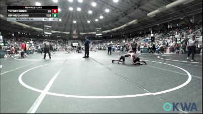 55 lbs Round Of 64 - Tucker Korb, Vinita Kids Wrestling vs Kip Neighbors, Fort Gibson Youth Wrestling