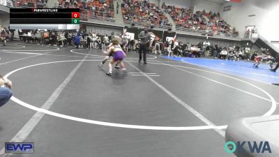 55 lbs Quarterfinal - Keaton Gregory, Vian Wrestling Club vs Kruz Means, Brushy Wrestling Club