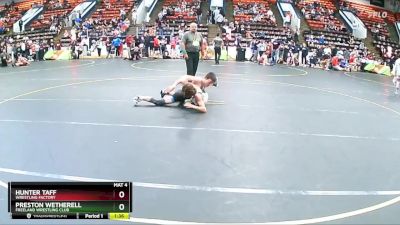 112 lbs Champ. Round 1 - Hunter Taff, Wrestling Factory vs Preston Wetherell, Freeland Wrestling Club