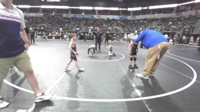 49 lbs Quarterfinal - Hayden Fosdyck, Purler Wrestling Academy vs Ryland Ferguson, Fulton Hornets