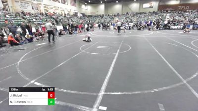 138 lbs Final - Jack Ridgel, Truckee WC vs Nathaniel Gutierrez, Gold Rush Wrestling