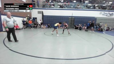 125 lbs Cons. Round 1 - Gavin Merriman, Declo Stingers vs Alejandro Vega, Fighting Squirrels Wrestling Club