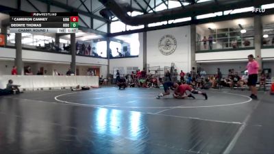 146-152 lbs Champ. Round 1 - Cameron Canney, Aurora (West Aurora) vs Deonte Thomas, Chicago (Noble/UIC)