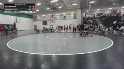 132 lbs Cons. Semi - Noah Brown, Team Missouri Select vs Kayden Eller, Viking Wrestling Club (IA)