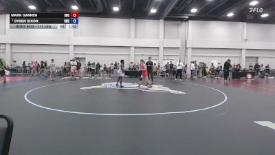 117 lbs Champ. Round 2 - Mark Garren, Storm Wrestling Center vs Dysen Dixon, Rabbit Wrestling Club