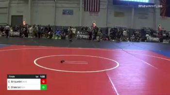 95 lbs Final - Ej Sheeran, Nor-Cal Inferno vs Caden Briquelet, Bear WC