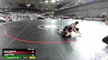 1A 195 lbs Champ. Round 1 - Kyle Sandvig, Mount Baker vs Aiden Ford, Zillah