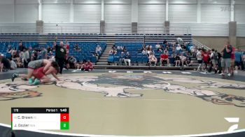 178 lbs Cons. Round 3 - Cameron Brown, Faith Christian vs James Dozier, Roncalli