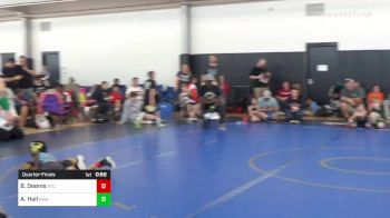 43 lbs Quarterfinal - Bennett Deems, Rockmart Takedown Club vs Amazin Hall, Roundtree Wrestling Academy