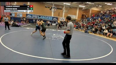 215 lbs Semifinal - Moroni Mahe, Hillcrest vs Connor Kennedy, Layton