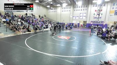 80 lbs Round 5 (8 Team) - Dom Russo, Nashville Catholic Wrestling vs Charlie M, AAWC