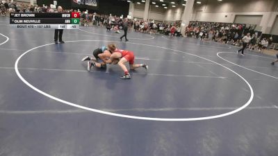 157 lbs Cons. Sub-semis - Jet Brown, MO West Championship Wrestling Club vs Olin Neuville, Askren Wrestling Academy