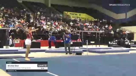 Wichie Diaz - Floor, Florida Gymnastics Training Center - 2021 USA Gymnastics Development Program National Championships