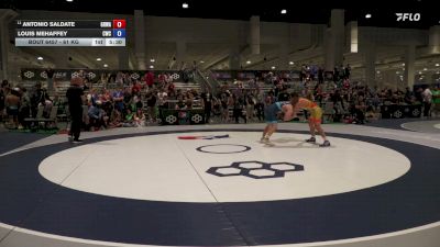 61 kg Cons. Rd Of 16 - Antonio Saldate, Gold Rush Wrestling Academy Reno vs Louis Mehaffey, Cavalier Wrestling Club