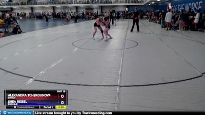 117 lbs Champ. Round 1 - Alexandra Tchekounova, Quincy vs Shea Reisel, Dubuque