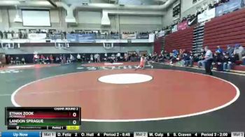 132 lbs Champ. Round 2 - Landon Sprague, Canby vs Ethan Zook, McMinnville